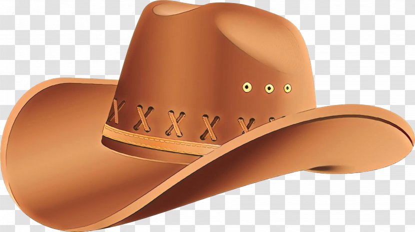Cowboy Hat - Brown - Fedora Beige Transparent PNG