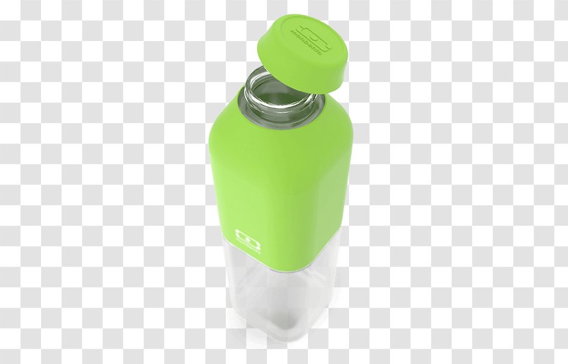 Water Bottles Bento Plastic Green - Glass Bottle Transparent PNG