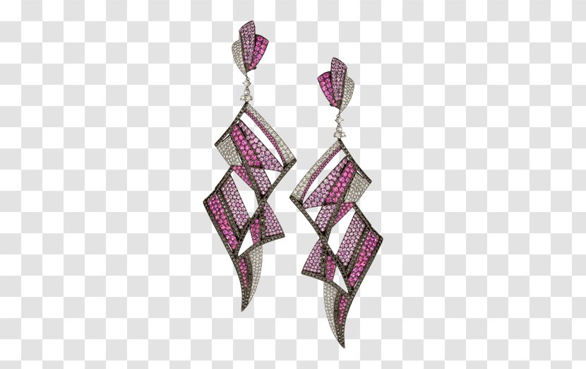 Earring Pink M Body Jewellery RTV - Rtv Transparent PNG