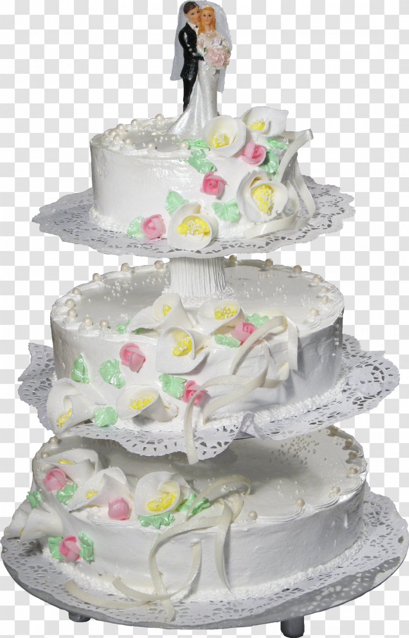 Torte Wedding Cake - Whipped Cream Transparent PNG