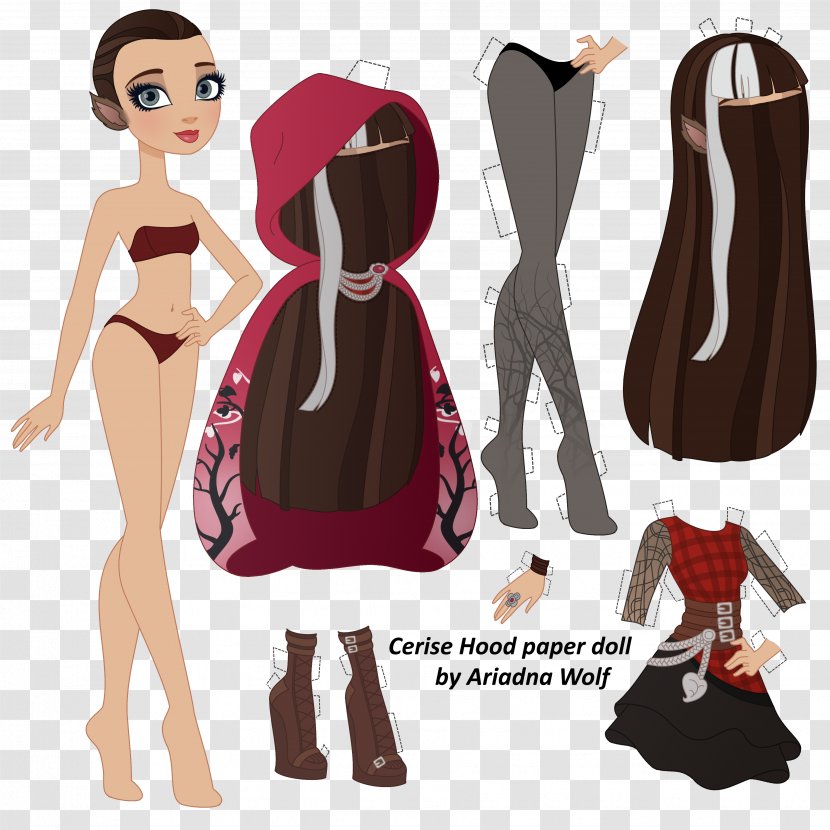 Paper Doll Ever After High Barbie Clothing - Frame Transparent PNG