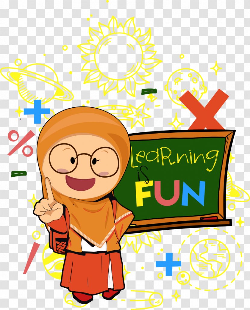 Cartoon Image Clip Art Stock.xchng School - Muslim Child Clipart Transparent PNG