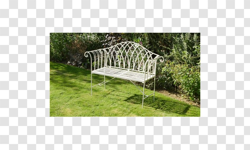 Table Garden Furniture Bench Cast Iron Steel - Wooden Trug Transparent PNG