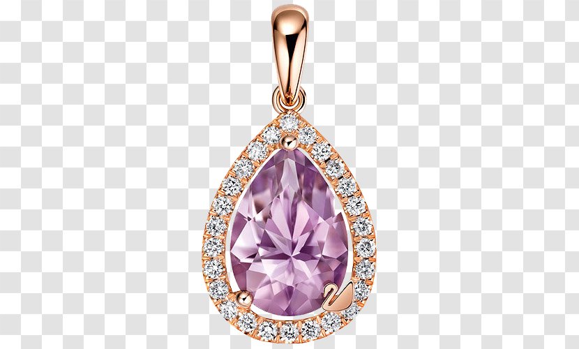 Amethyst Swarovski AG Jewellery Pendant Diamond - Fashion Accessory - Jewelry Drops Transparent PNG