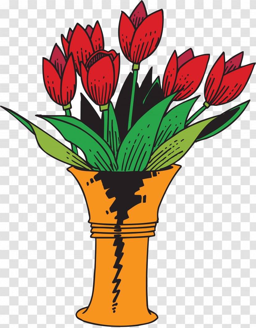 Tulip Floral Design Cut Flowers Clip Art Transparent PNG