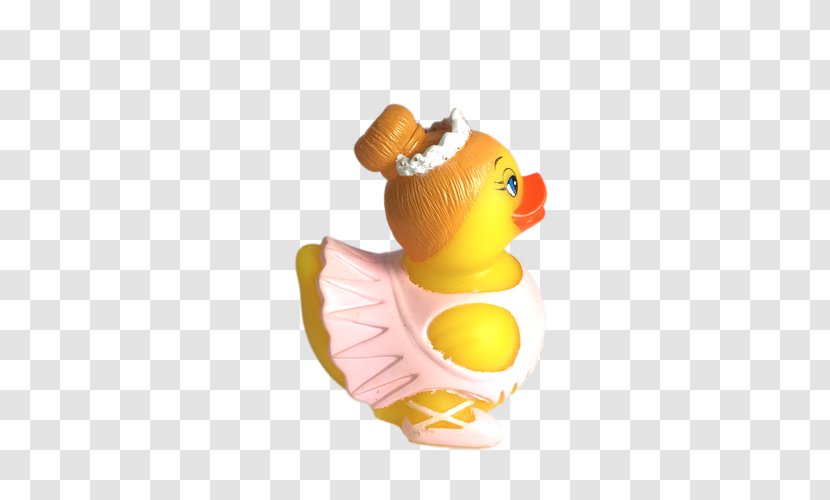 Rubber Duck Ballet Dancer - Toy Transparent PNG