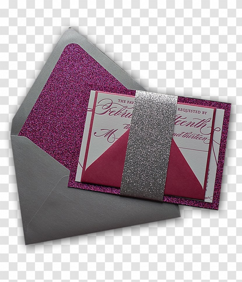 Paper Engraved Designs Graphic Design Wedding Invitation - Purple - Original Paragliding Gift Cart Transparent PNG