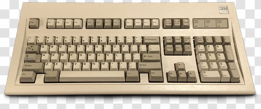 Computer Keyboard Model F M IBM Buckling Spring - Ibm Transparent PNG