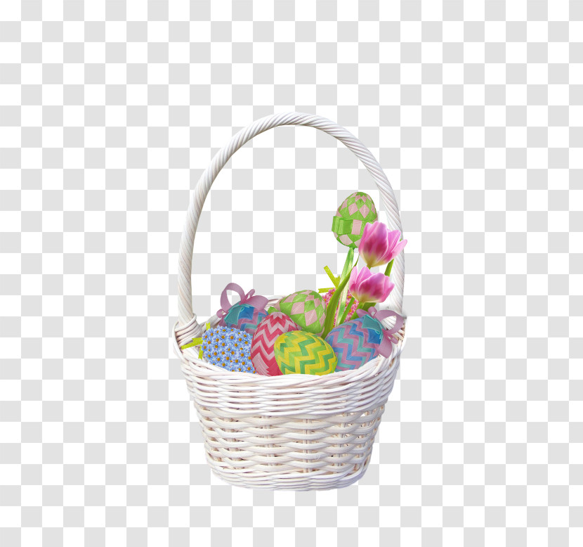 Easter Basket Gift Basket Wicker Storage Basket Transparent PNG