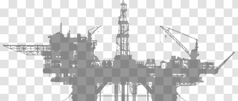Oil Platform Offshore Drilling Rig Petroleum - Sea Transparent PNG