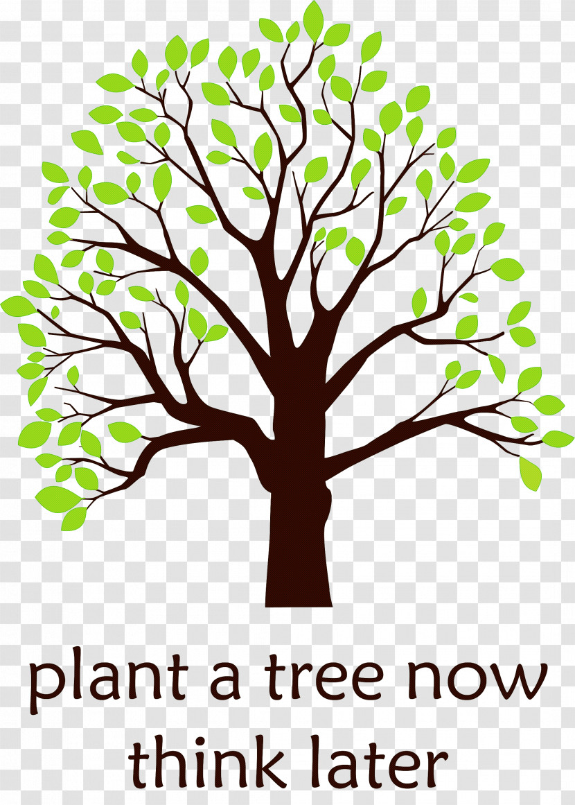 Plant A Tree Now Arbor Day Tree Transparent PNG