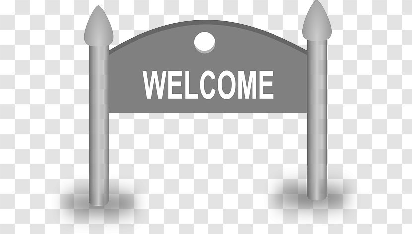 Clip Art - Text - Welcome Signboard Transparent PNG