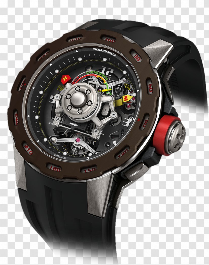 Richard Mille Watch Tourbillon Salon International De La Haute Horlogerie Bovet Fleurier - Luxury Goods Transparent PNG
