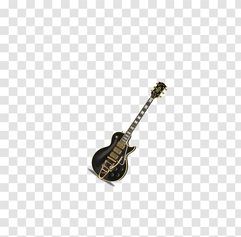 Gibson Les Paul Custom Jimmy Page Signature Special EDS-1275 - Black Guitar Transparent PNG
