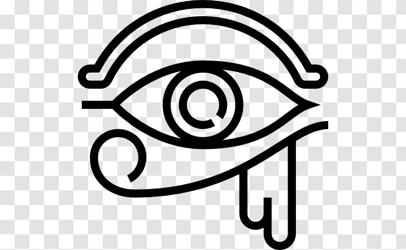 Ancient Egypt Eye Of Horus Clip Art - Line - Symbol Transparent PNG