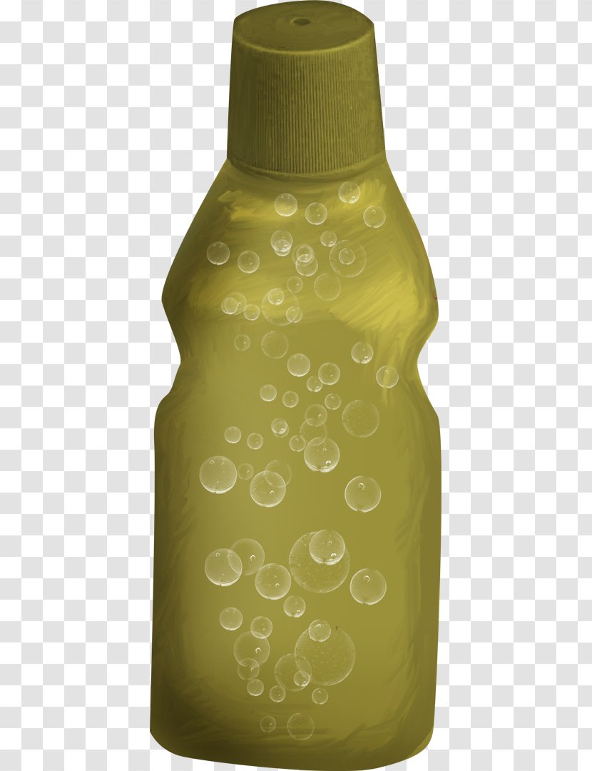 Cartoon Liquid Glass Bottle - Bubble Transparent PNG