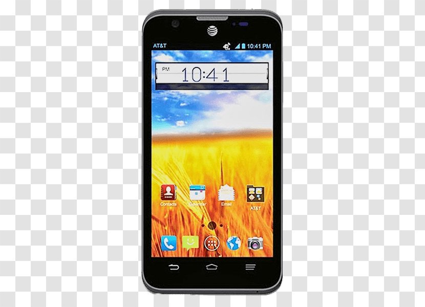 ATT Z998 LTE Android Go Phone (AT&T Prepaid) ZTE 4G Black (AT&T) GSM Smartphone - Telephone Transparent PNG