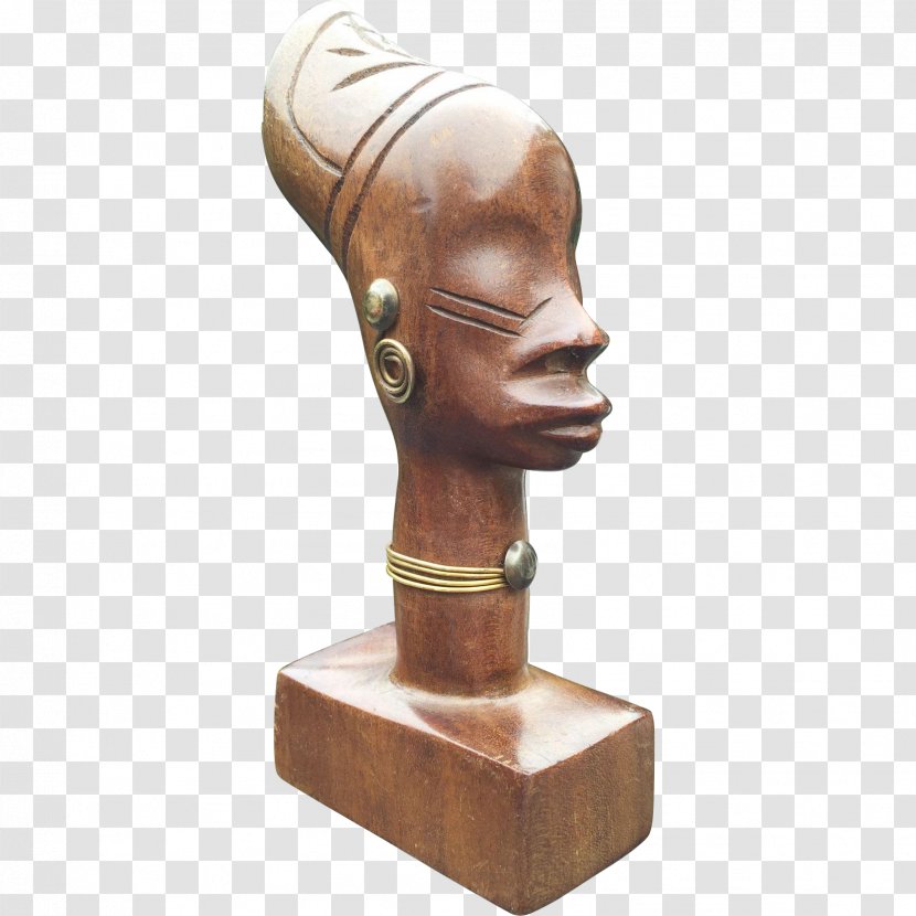 Stone Sculpture African Bust Statue - Fine Art Transparent PNG
