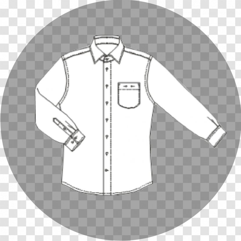 Dress Shirt Clothing Collar Button - White - Lorem Ipsum Transparent PNG