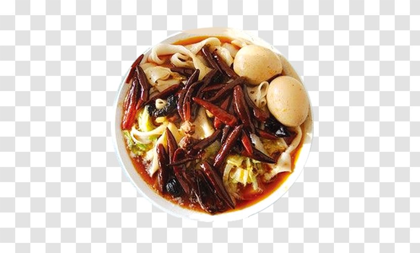 Taihe County, Anhui Banmian Lor Mee Noodle Beef - Capsicum Annuum - And Two Eggs Material Transparent PNG
