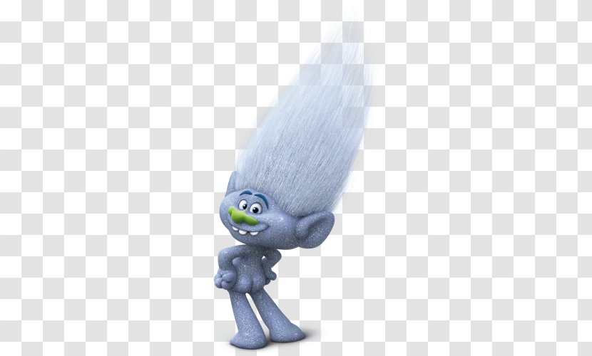 Dreamworks Trolls Glitterific Guy Diamond Doll Internet Troll - The Beat Goes On - Branch Transparent PNG