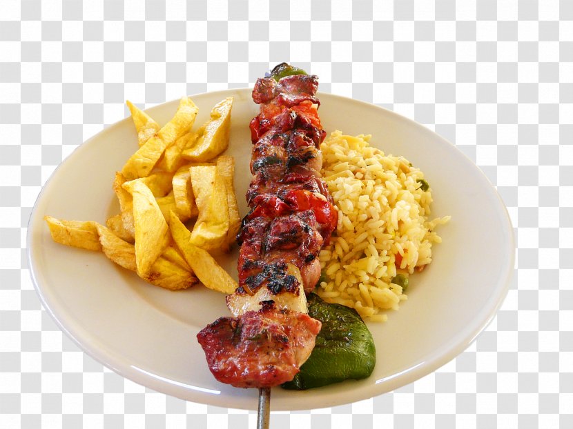 Barbecue Grill Iranian Cuisine Vegetarian Indian Food - Greek - Rice Transparent PNG