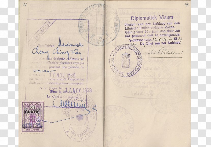 Second World War Travel Document German Passport - Citizenship - Dayan Transparent PNG