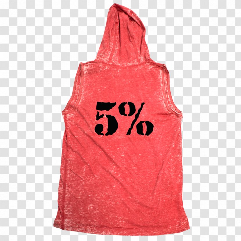 Hoodie T-shirt Red - Peach Transparent PNG