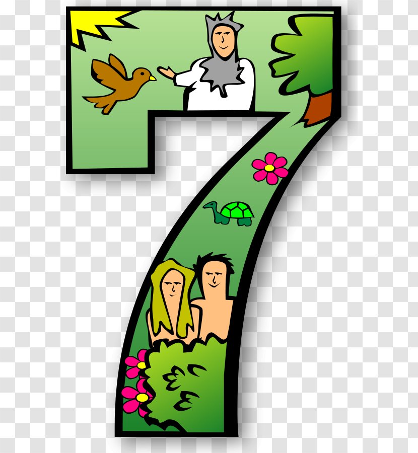 Creation Myth Number Clip Art - Green - Cliparts Transparent PNG