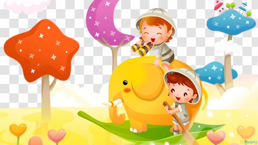 Cartoon High-definition Video Wallpaper - Computer - Hand-painted Children Transparent PNG