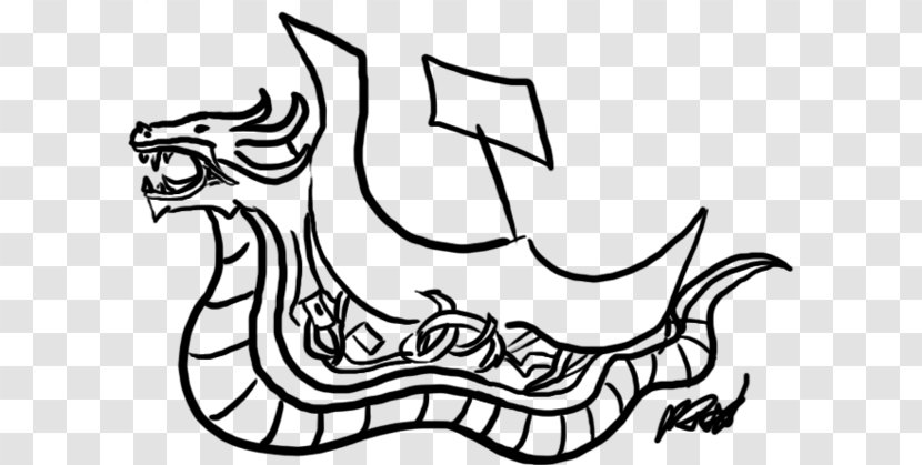 Dragon Boat Drawing Line Art Clip - The Festival Transparent PNG