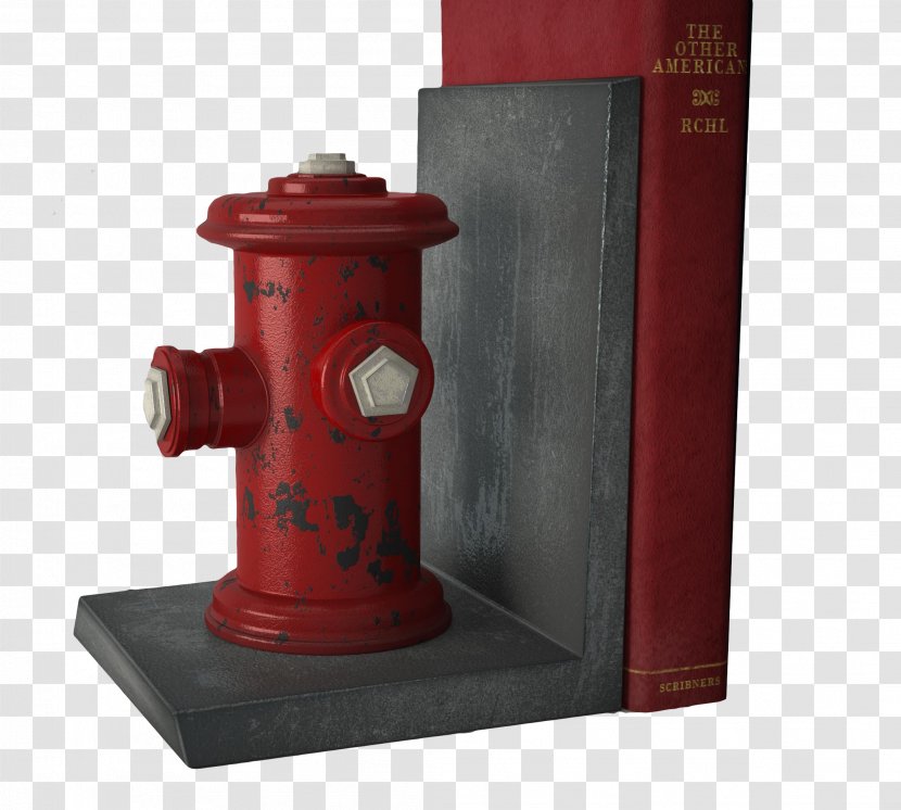 Fire Hydrant TurboSquid - Red Grey Book Transparent PNG