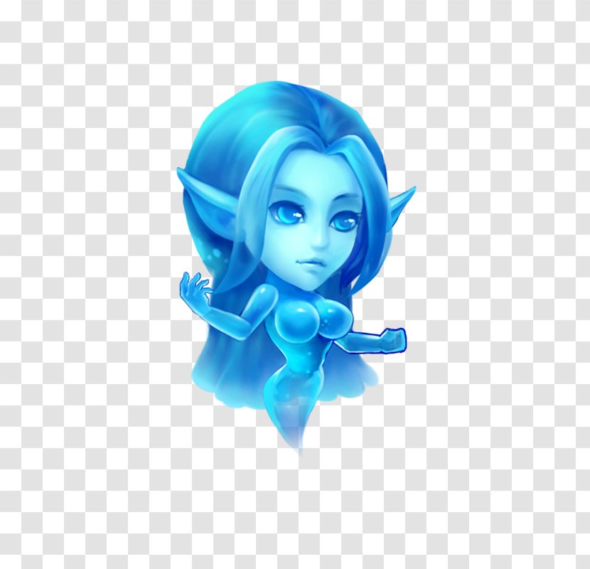 Rosaceae Figurine Rose Turquoise - Fictional Character Transparent PNG