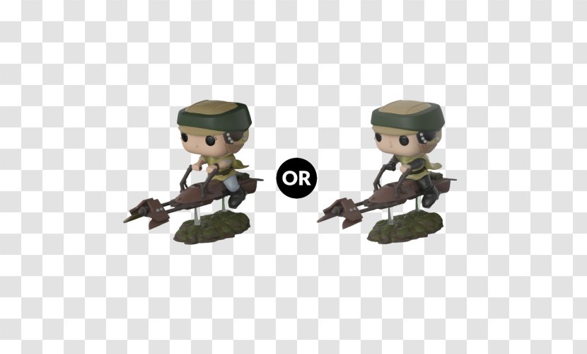 Leia Organa Luke Skywalker R2-D2 Anakin Funko - Action Toy Figures - Stormtrooper Speeder Bike Transparent PNG