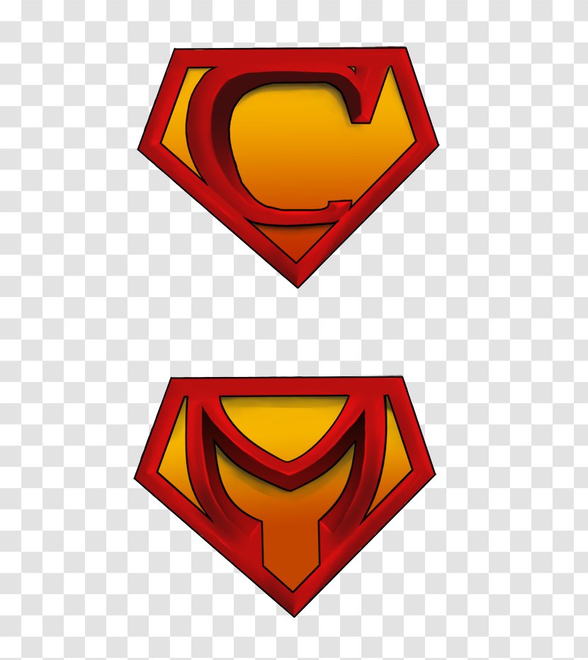 Superman Logo Letter Superhero Clip Art - M - Blank Transparent PNG