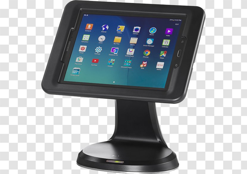 Samsung Galaxy Tab Series Display Device Kiosk Software TabletKiosk - Antitheft System - Low Profile Transparent PNG