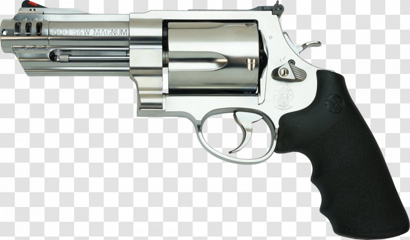 .500 S&W Magnum Smith & Wesson Model 500 Revolver Firearm - Handgun Transparent PNG