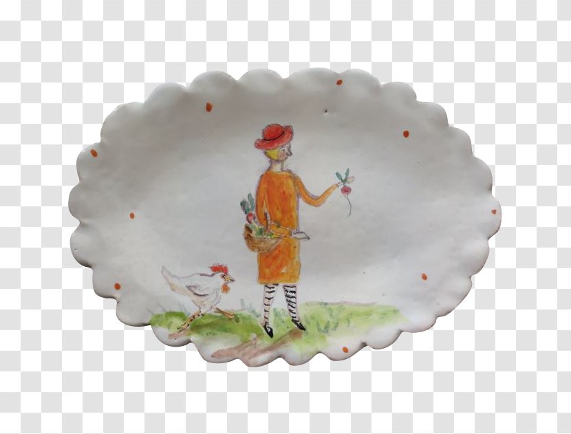 Porcelain Figurine - Hand-painted Chicken Transparent PNG