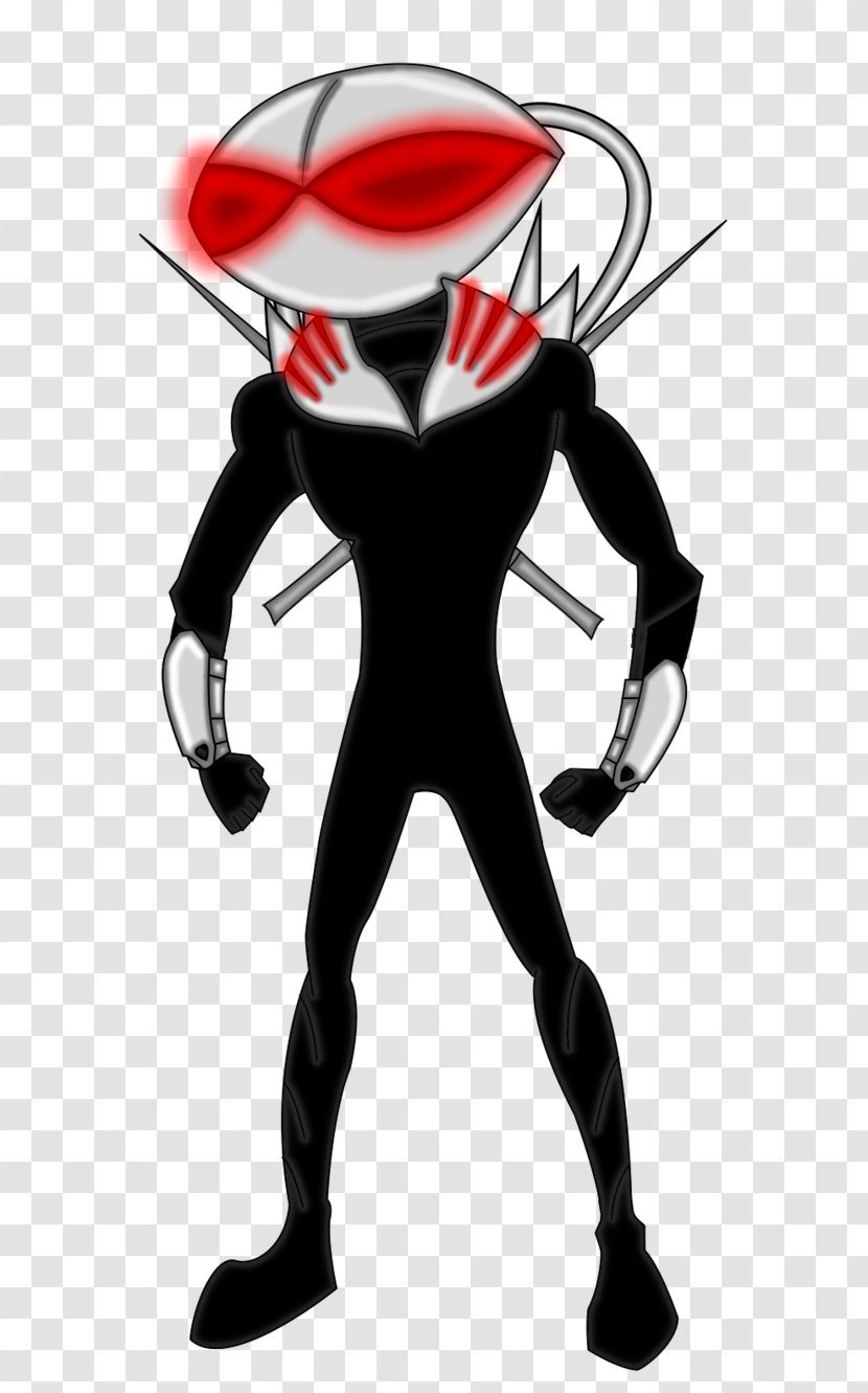 Supervillain Cartoon Headgear - Joint - Black Manta Transparent PNG