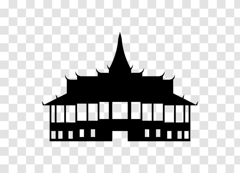 Palace Logo - Place Of Worship - Arch Blackandwhite Transparent PNG