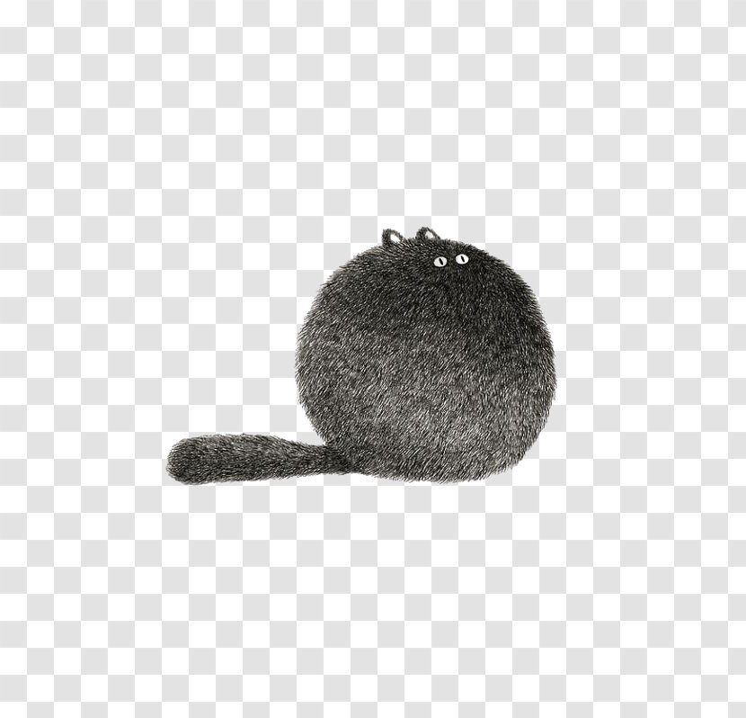 Cat Drawing Kitten Furry Fandom Illustration - Illustrator - Cute Hairballs Transparent PNG