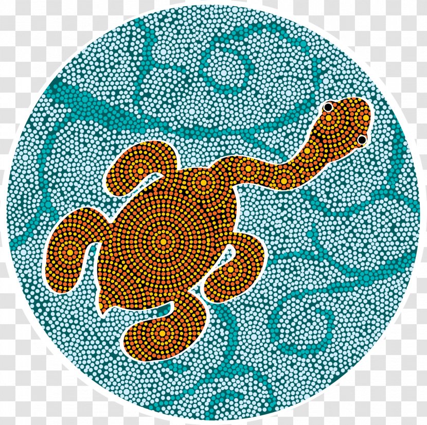 Australia Turquoise Animal Art Pattern Transparent PNG
