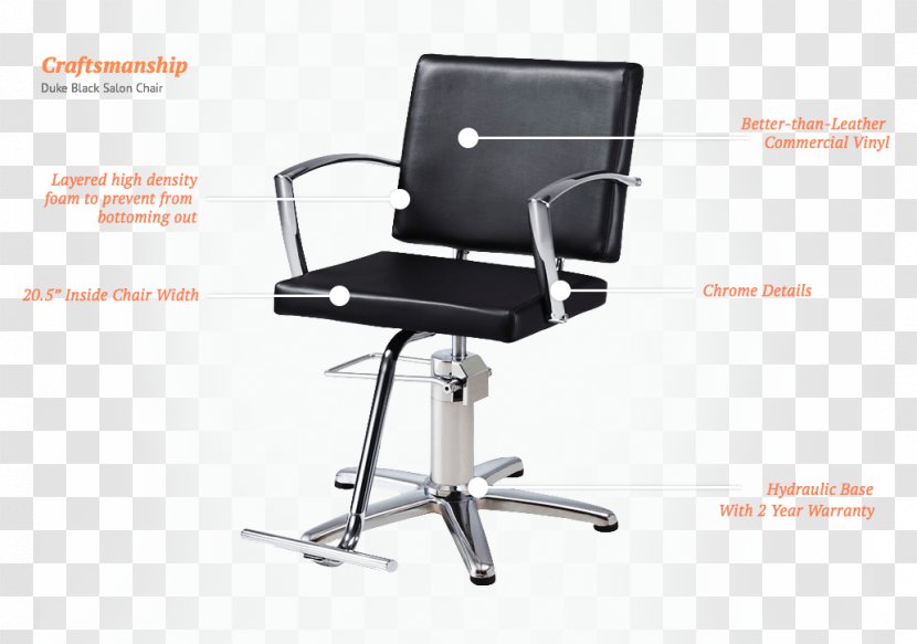 Office & Desk Chairs Beauty Parlour Standish Salon Goods Swivel Chair - Stool Transparent PNG