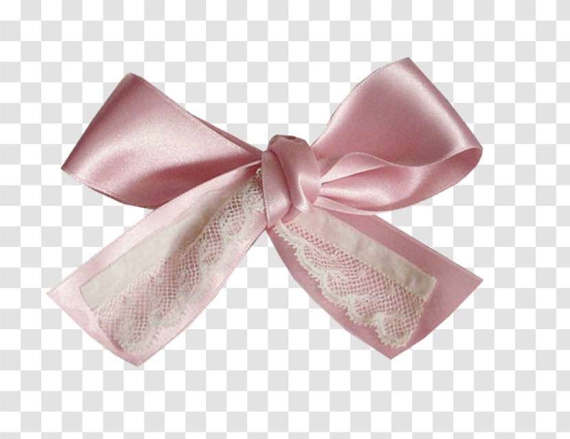 Ribbon Pink Material Textile - White - Bow Decoration Transparent PNG