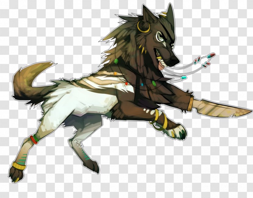 Canidae Werewolf Horse Dog Cartoon - Fictional Character Transparent PNG