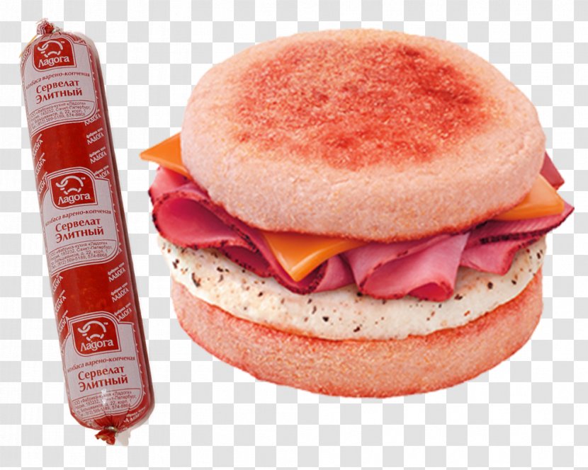 Bacon, Egg And Cheese Sandwich English Muffin Breakfast Ham Eggs Doughnut - Hamburg Creative Transparent PNG