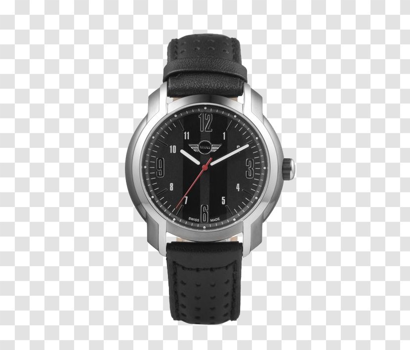 BMW MINI Cooper Watch Omega SA - Clock - Contracted Fashion Leather Transparent PNG