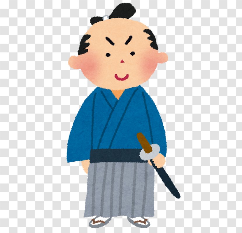 Japan Samurai Edo Period Person - Thumb Transparent PNG