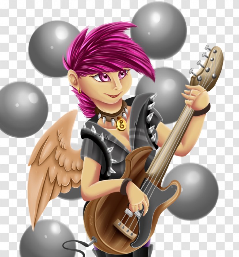 Cello Figurine Cartoon - Guitar Hero Transparent PNG