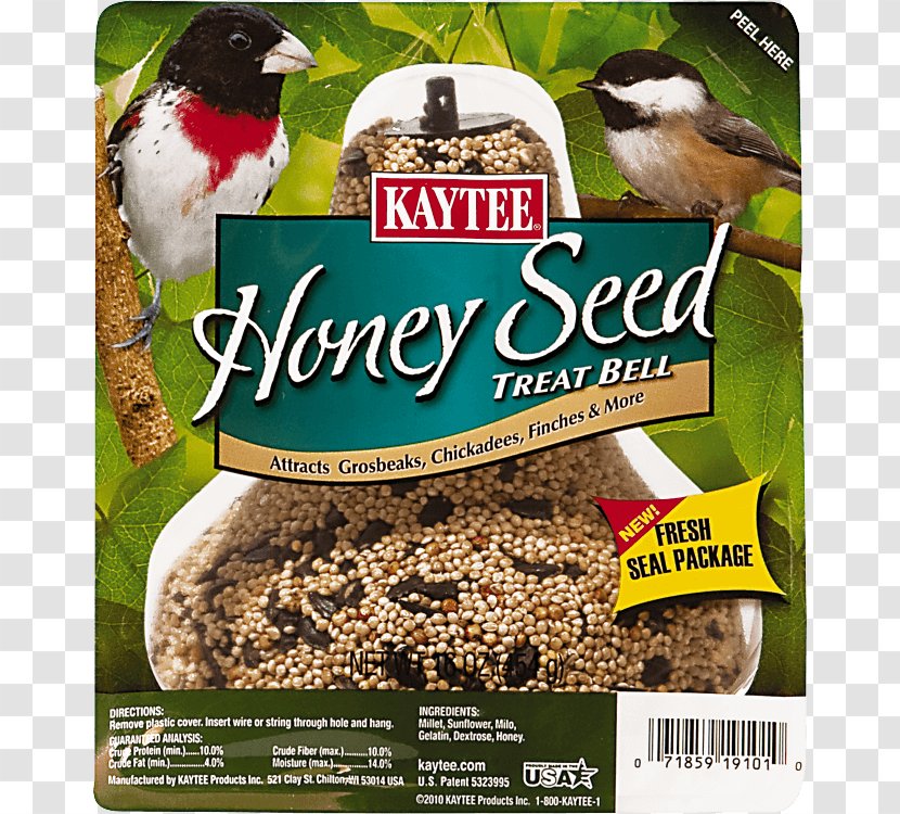 Bird Food Kaytee Feeders Seed - Honey Transparent PNG